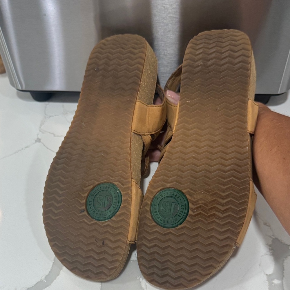 Josef Seibel Tan Strappy Sandals - Picture 5 of 7